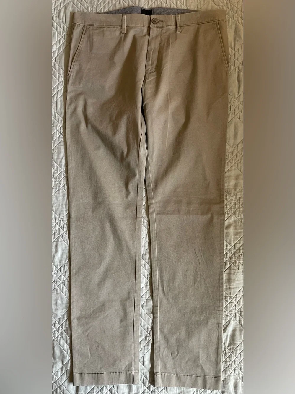 J. CREW 484 Slim-fit stretch chino pant in Mushroom Size 34/34 NWT $98 AR885